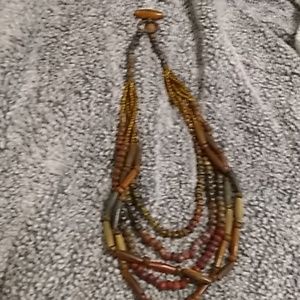 Wooden necklace